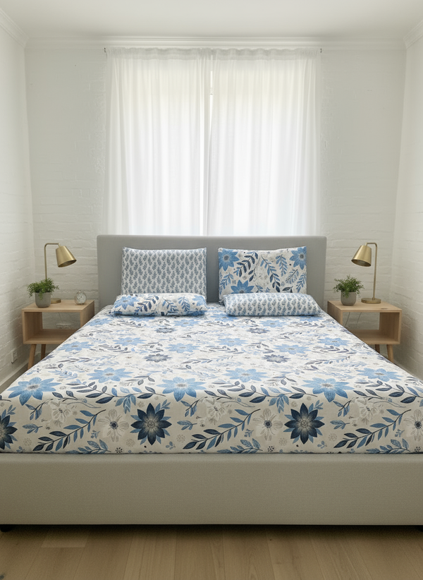 LuxeWeave™ Premium Cotton Bedsheet Collection